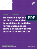 A atualidade da contribuição de Celso Furtado para pensar sobre o desenvolvimento brasileiro no século XXI