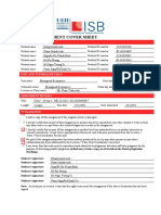 Group Assignment Cover Sheet: Student Details