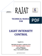 Light Intensity Control: Technical Manual FOR