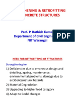 Strengthening & Retrofitting of Concrete Structures: Prof. P. Rathish Kumar Department of Civil Engineering NIT Warangal