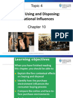 Topic 4 Buying, Using and Disposing - Chapter 10