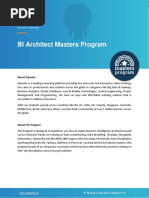 Business Intelligence Masters Program Curriculum