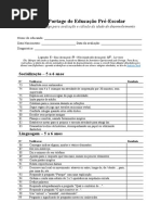 Inventário Portage Operacionalizado - Faixa Etaria de 5 A 6 Anos | PDF
