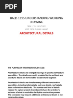 Baqs 1195:understanding Working Drawing: Architectural Details