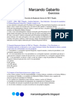 II Bateria de Exercícios Regimento Interno do TRF 1ª Região (Blog MarcandoGabarito.Blogspot)