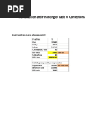 The Valuation and Financing of Lady M Confections: 23600 Cash BEP 1888000,00