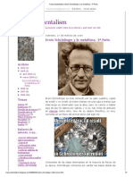 Transcendentalism - Erwin Schrödinger y La Metafísica. 1 Parte