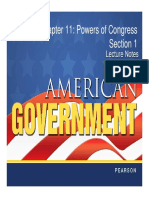 Chapter 11: Powers of Congress Section 1