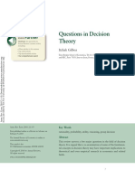 Questions in Decision Theory: Further