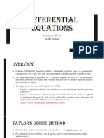 Differential Equations: Prof. Anand Tiwari DDIT Nadiad