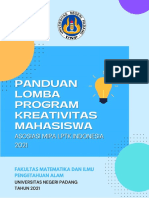 Panduan Lomba PKM 26 Juli 2021