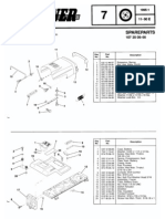 Partner 11-90E Lawn Mower Tractor Spare Parts List