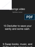 Savings Video: by - Briley Larson