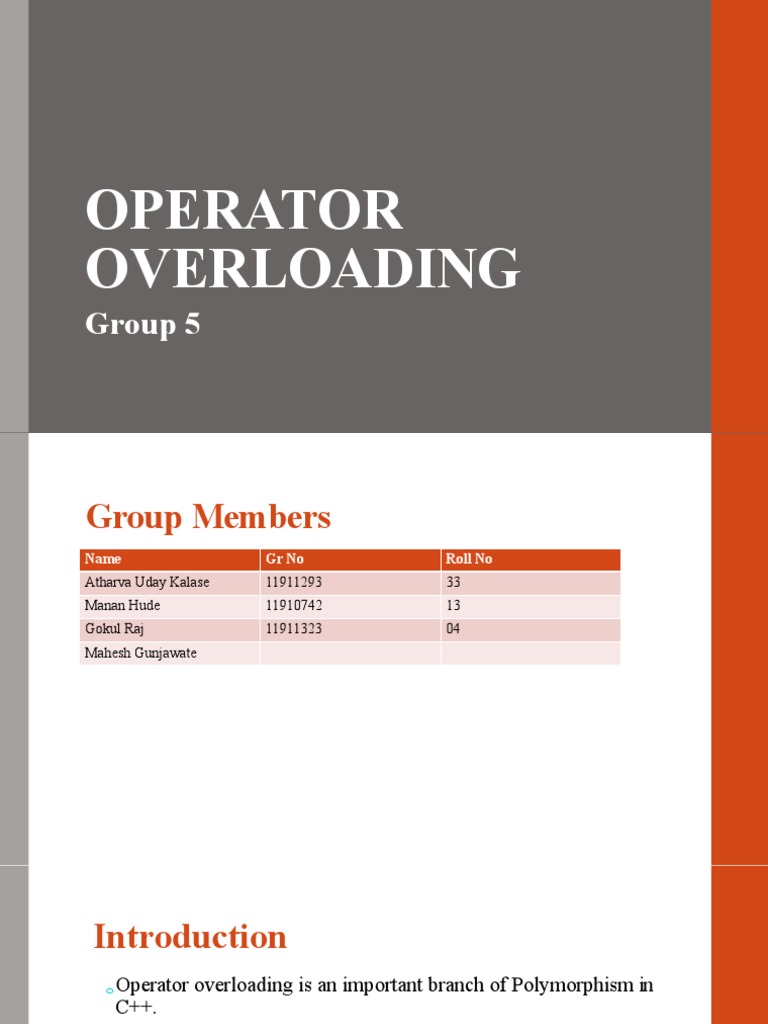 Operator Overloading (Final) | PDF | C++ | Computer Science