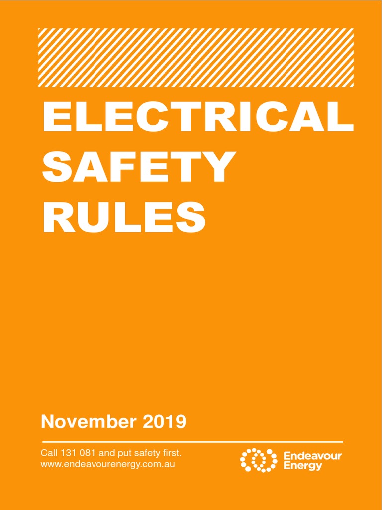 Electrical Safety Rule 1633670334 | PDF | High Voltage | Insulator ...