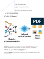 Webpack - Course Introduction: Webpack Is An Open Source Module Bundler For Modern