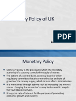 Monetary Policy of UK