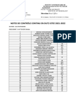 Notes CC Electrothermie Dut Gtee 2021 2022