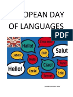 European Day of Languages: Workad By:mariela Lamce