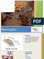 Incidence of meningococcal meningitis