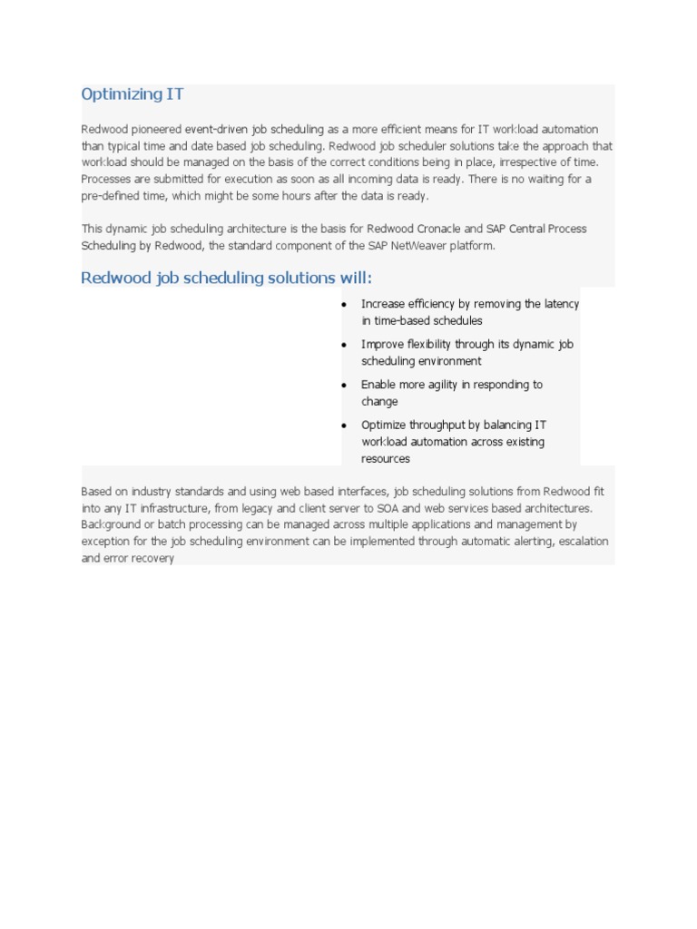 Optimizing IT | PDF