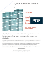 Escalar Ventanas Graficas en AutoCAD. Escalas en Espacio Papel - AndréS Del Toro - Consultor y Formador CAD