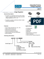 Adjustable Positive Voltage Regulator