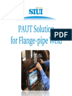 PAUT Solution For Flange-Pipe Weld