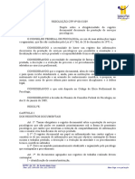 Resolução 001 de 2009