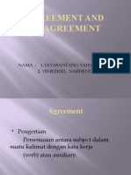 Agreement and Disageement