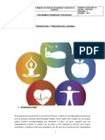 1.2.1 Programa Capacitación Promoción y Prevención - PyP
