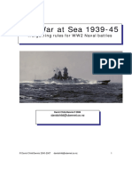 The War at Sea 1939-45: Wargaming Rules For WW2 Naval Battles