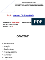 IoT - Intership - Presentation