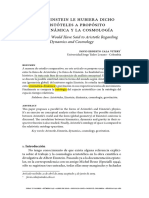 Lo Que Einstein Le Hubiera Dicho Dicho A Aristoteles A Proposito de La Dinamica y La Cosmologia