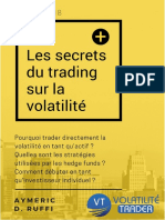 Les Secrets Du Trading Sur La Volatilite eBook 2018