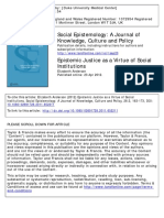Social Epistemology: A Journal of Knowledge, Culture and Policy
