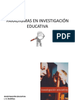 Paradigmas en Investigación Educativa