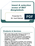 Recruitment & Selection Process of BAT Bangladesh