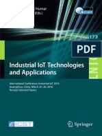 Industrial Iot Technologies and Applications: Jiafu Wan Iztok Humar Daqiang Zhang