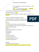 Atos e Fatos Administrativos: Exercícios sobre classificação e exemplos