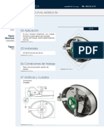 13 Tapa Manhole Oval Modelo 30