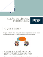 Aulão de Língua Portuguesa