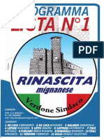 Programma RINASCITA MIGNANESE-2011 Da Inserire Nel Blog