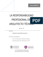 Martínez - La Responsabilidad Profesional Del Arquitecto Técnico