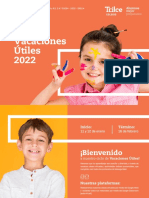 Brochure Vacaciones Útiles 2022 Los Olivos
