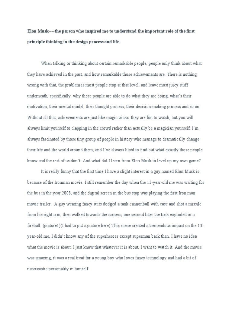 First Principle Thinking Pdf