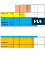 Horario Semanal 12 Charlas