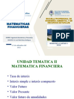 CLASE 2 MATEMATICA FINANCIERA