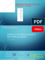 Obtener promedios mediante acumulación y desplazamientos