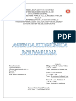 AGENDA ECONÓMICA BOLIVARIANA (Tercer Ensayo)